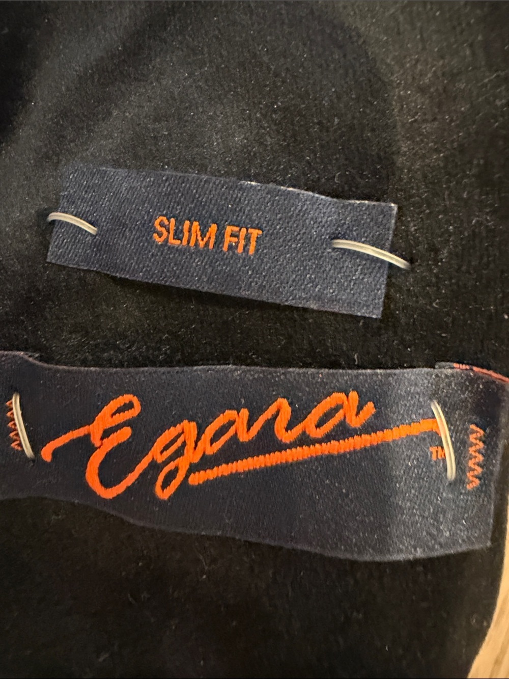Egara Slim Fit Black Velvet Blazer Size 42 - Picture 2 of 3